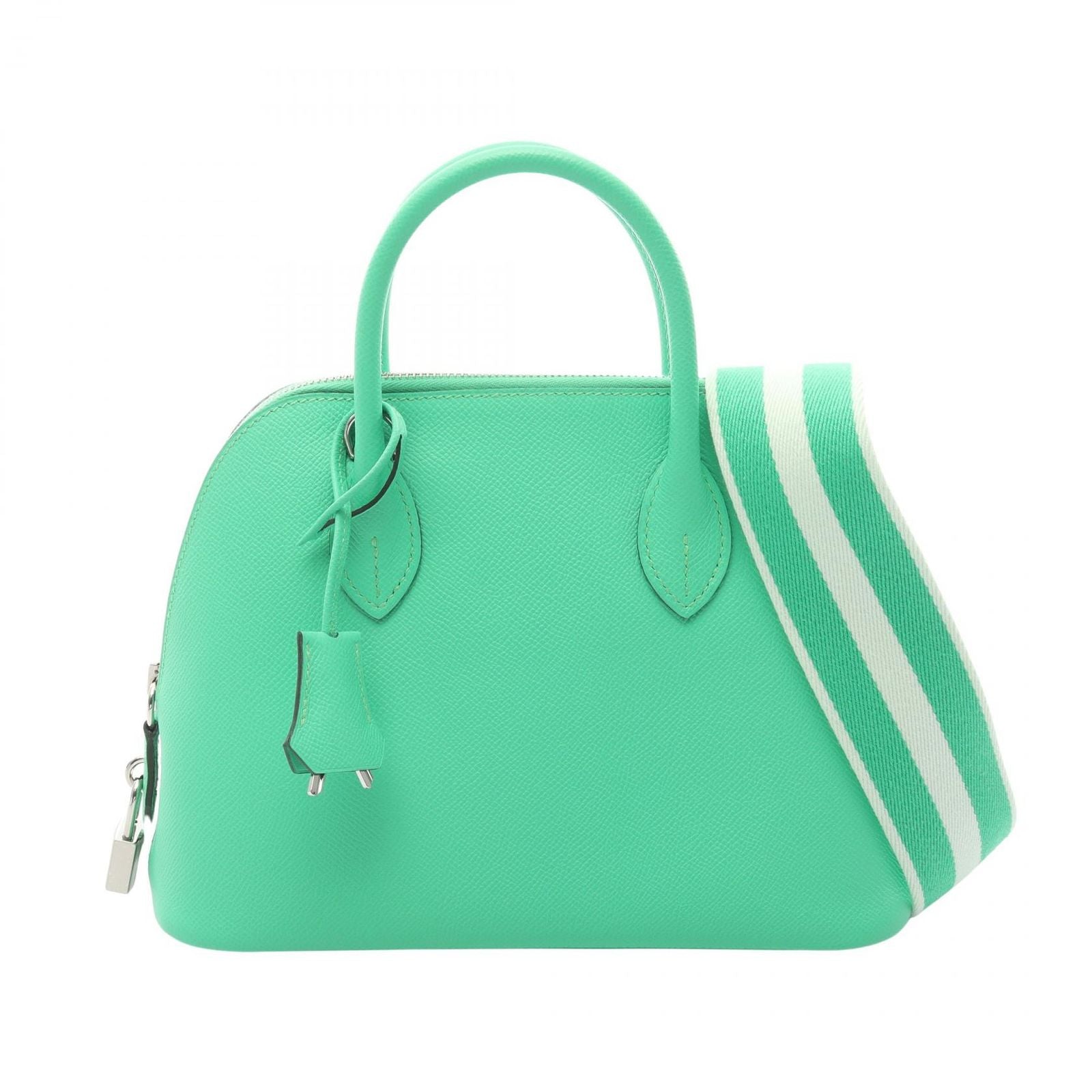Hermes Handbag Bolide 25 Vert Comic Leather