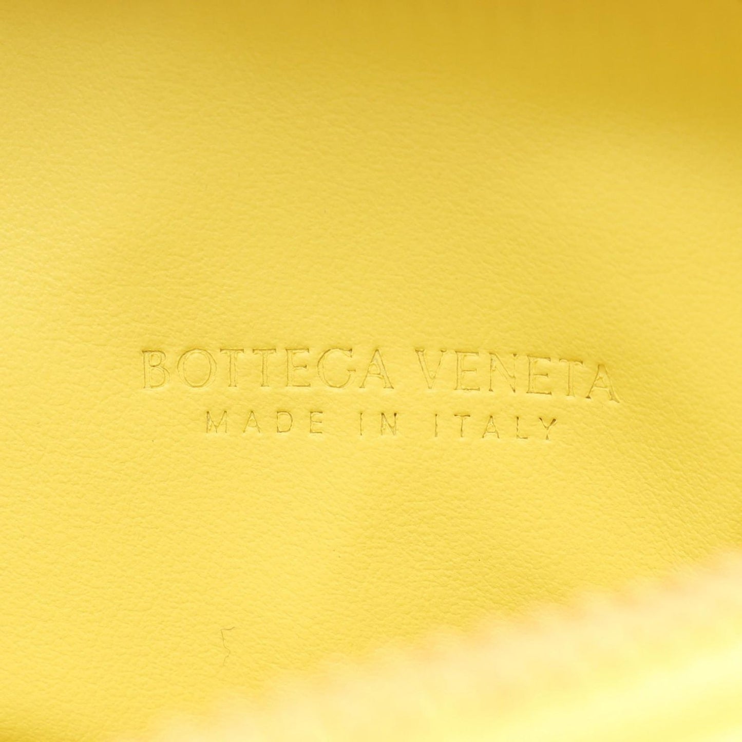 Bottega Veneta Handbag Candy Wallace Intrecciato Yellow Leather — view 4