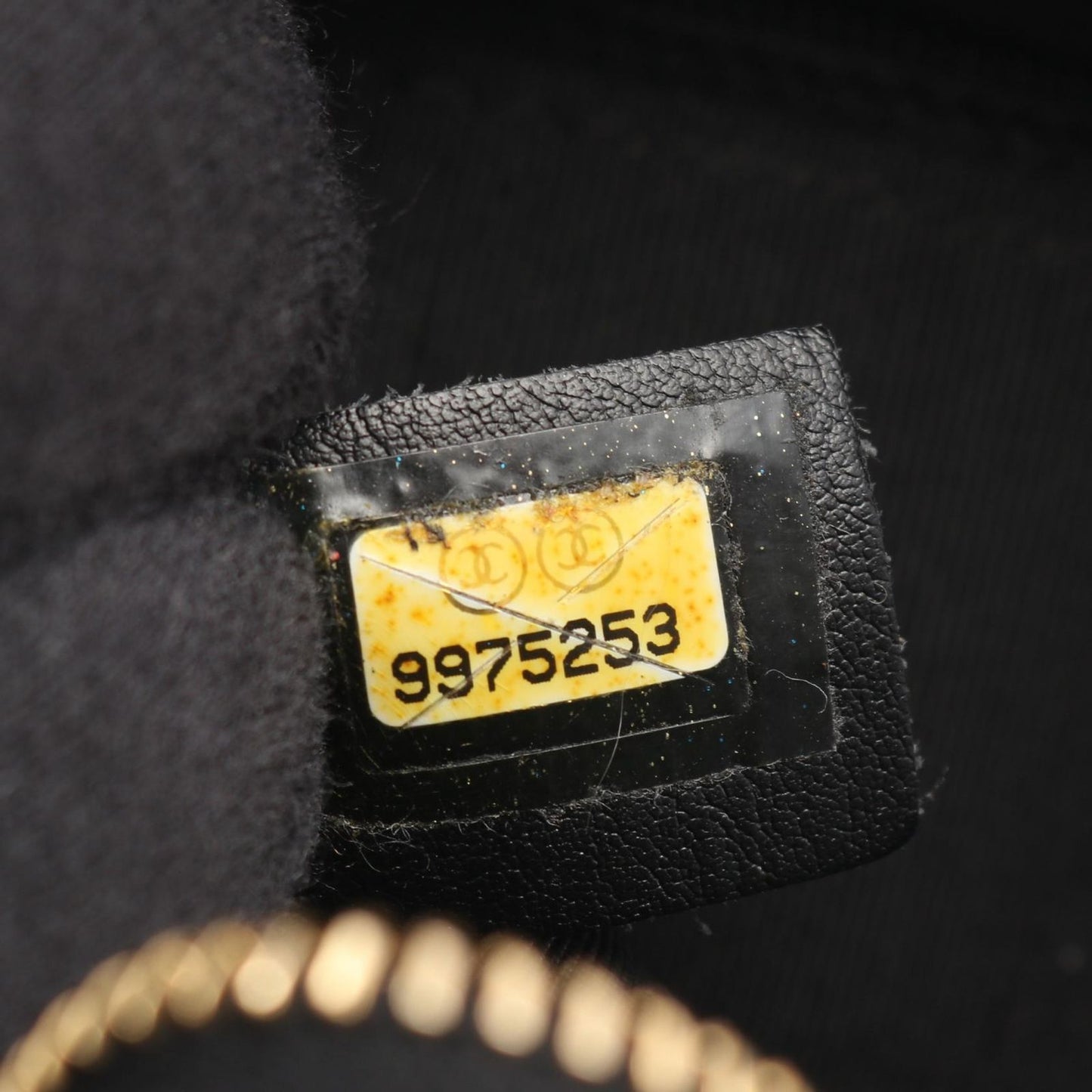 Chanel Quilted Black Leather Calf CC Logo Mini Boston Bag — view 5