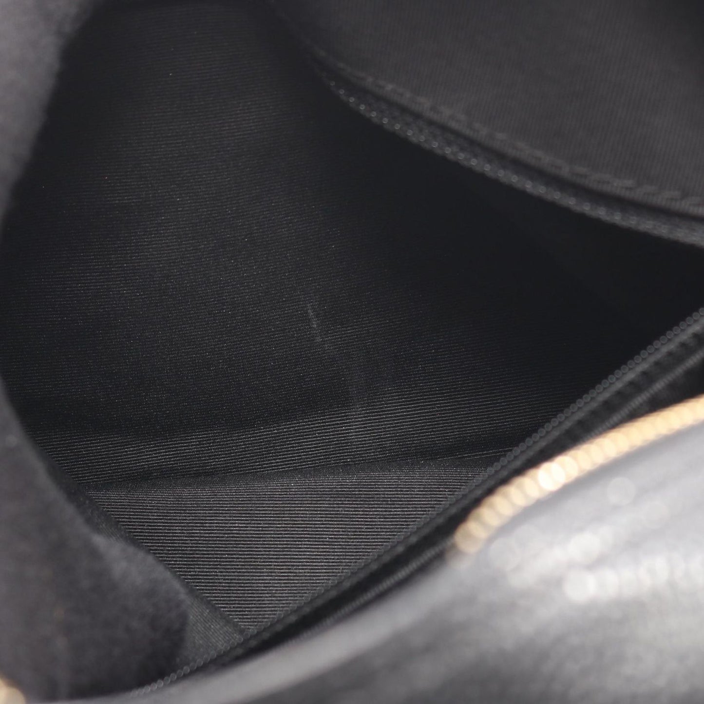 Chanel Quilted Black Leather Calf CC Logo Mini Boston Bag — view 6