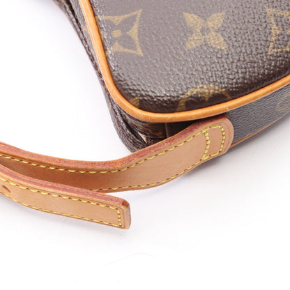Louis Vuitton Shoulder Bag Pochette Croissant Canvas Leather — view 8