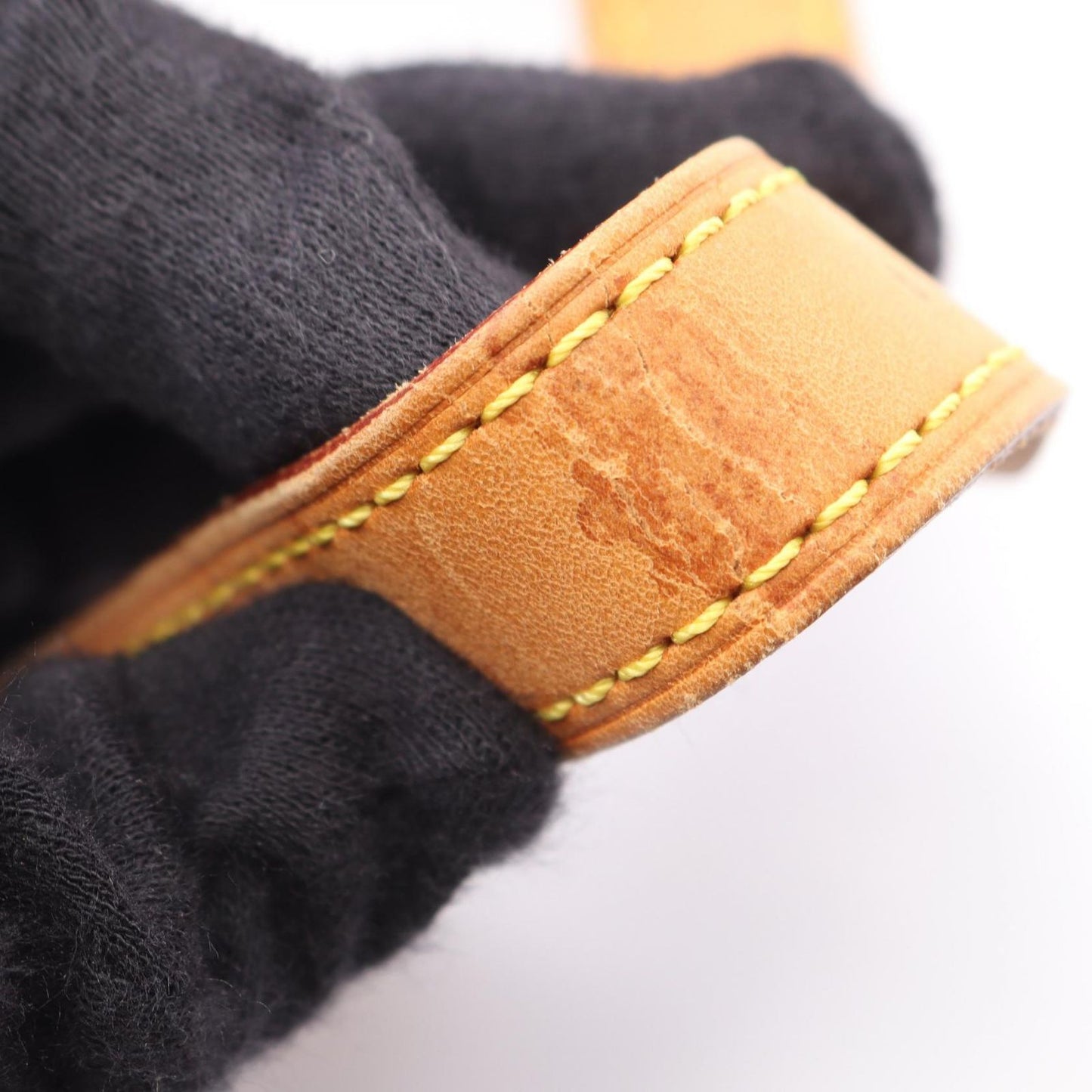 Louis Vuitton Shoulder Bag Pochette Croissant Canvas Leather — view 9