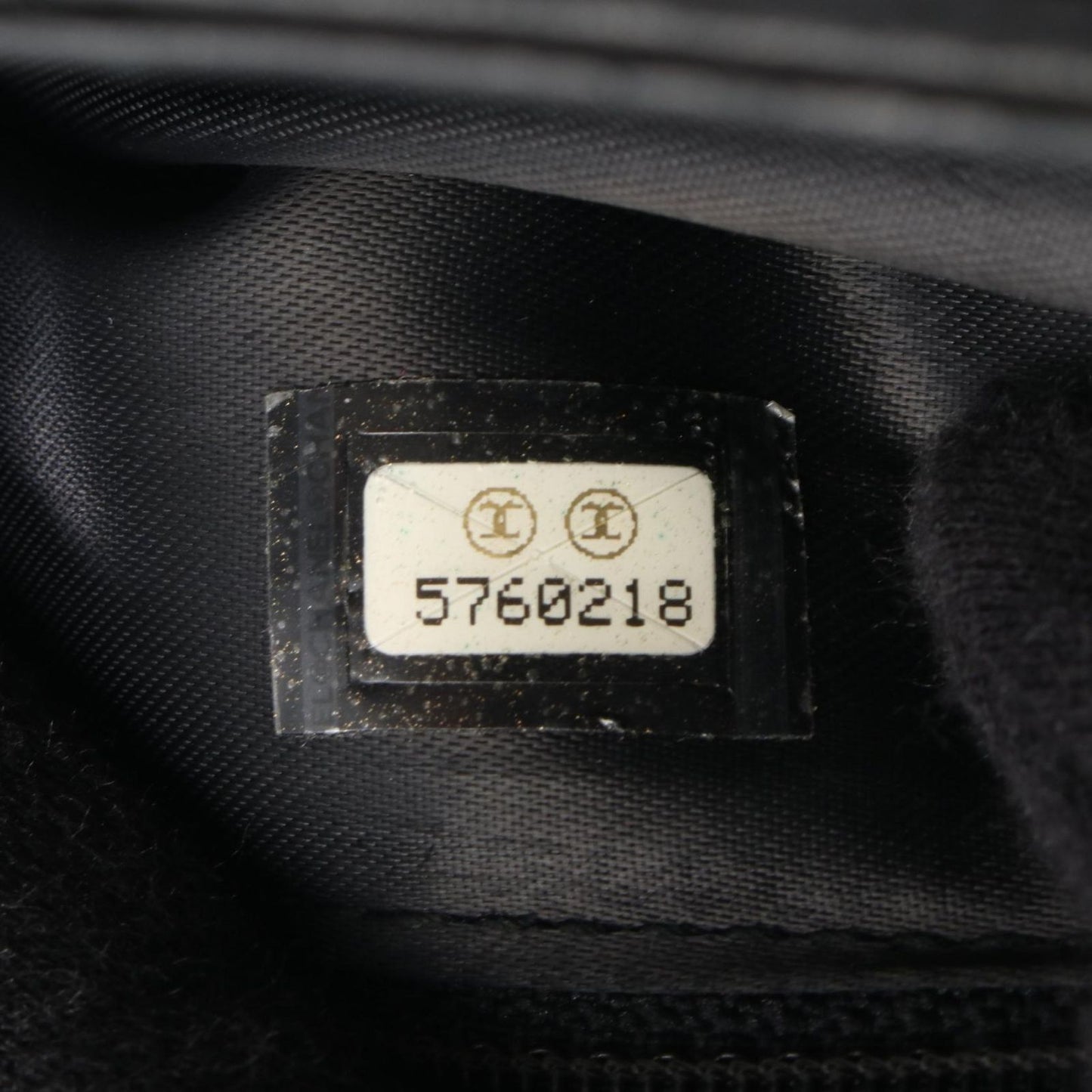 Chanel Shoulder Bag Quilted Black Leather — view 5