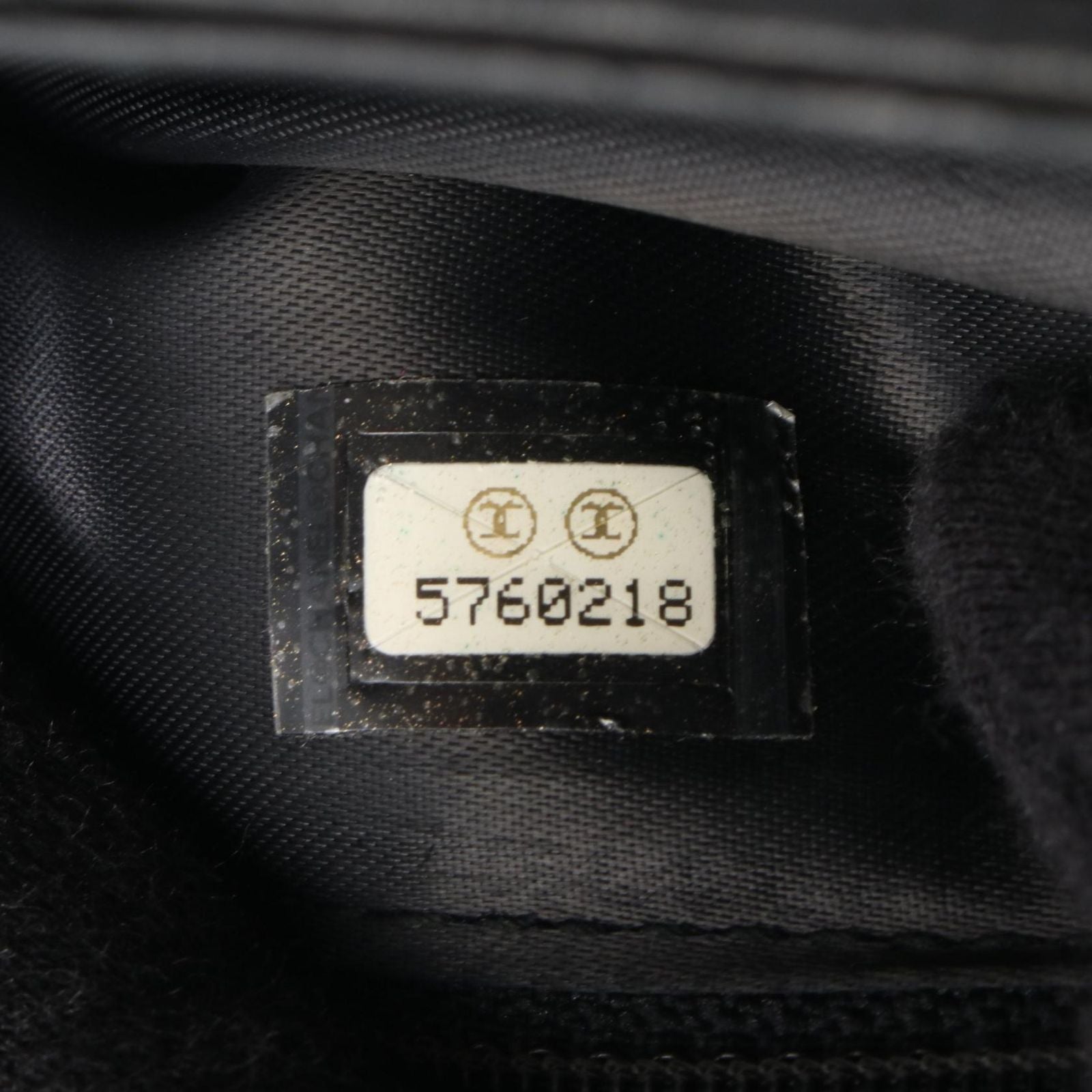 Chanel Shoulder Bag Quilted Black Leather — view 5