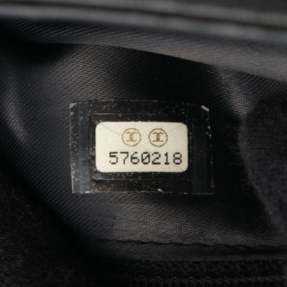 Chanel Shoulder Bag Quilted Black Leather — view 5