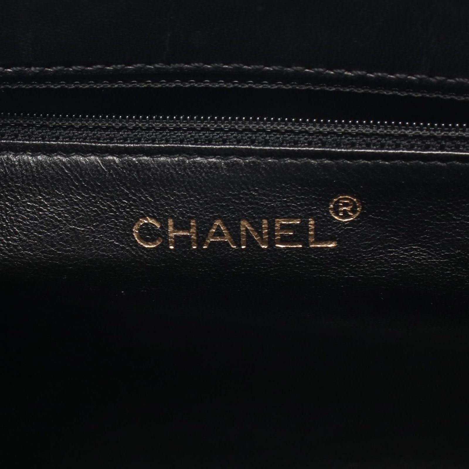 Chanel Shoulder Bag Quilted Black Leather — view 4