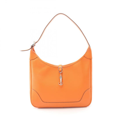 Hermes Shoulder Bag Trim 31 Orange Leather