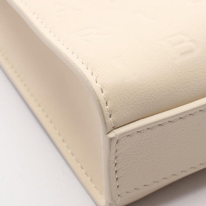 Bvlgari Handbag Infinitum Mini Off White Leather Logo Tote — view 6