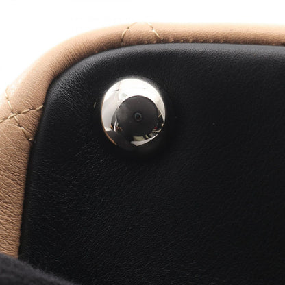 Chanel Tote Cambon Line Large Beige Black Leather — view 7