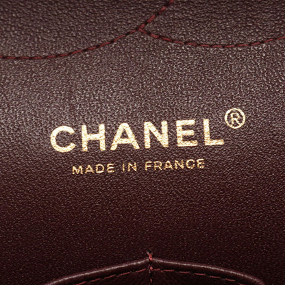 Chanel Shoulder Bag Big Quilted 30 Classic Large Double Flap Black Lambskin — view 4