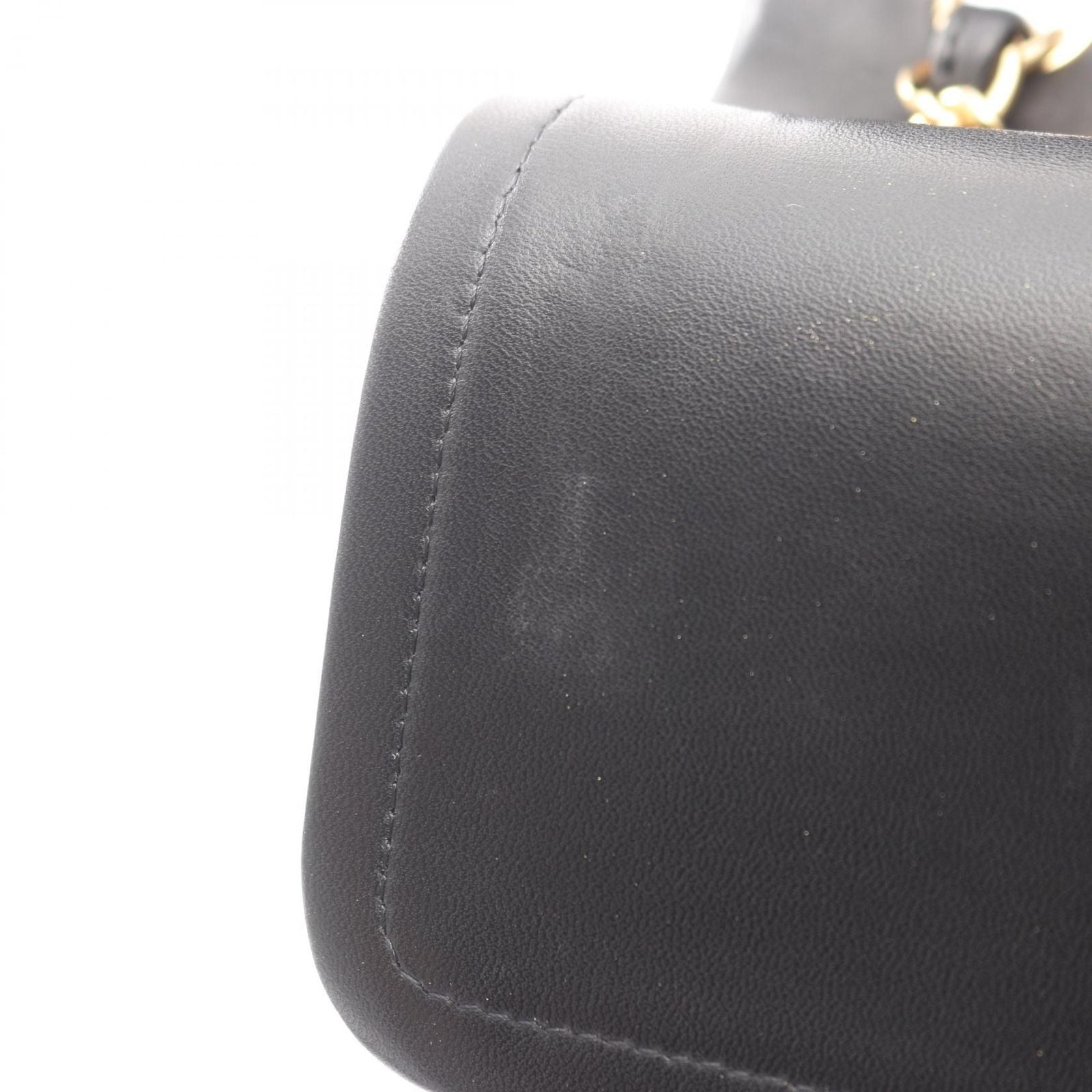 Chanel Shoulder Bag Big Quilted 30 Classic Large Double Flap Black Lambskin — view 6