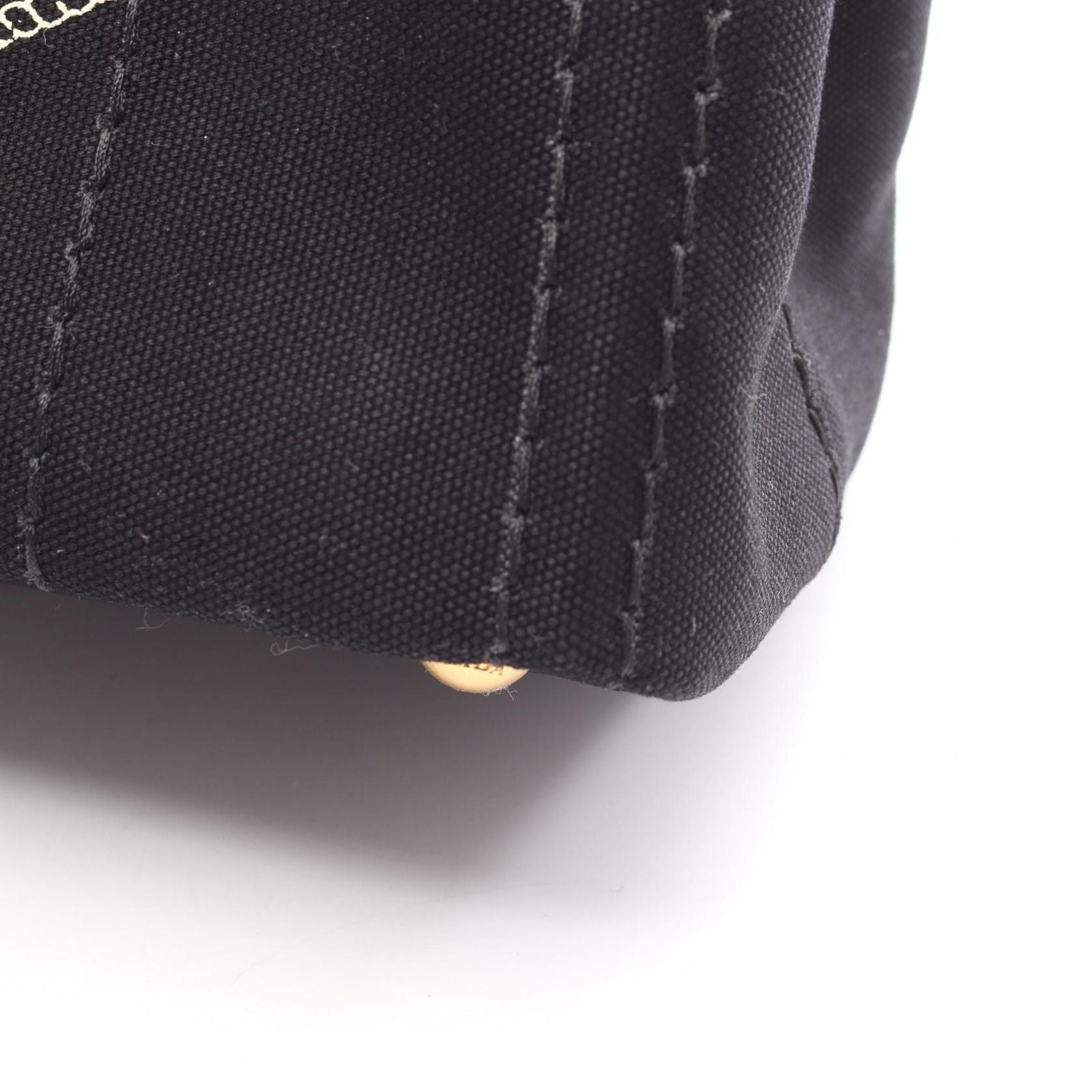 Prada Tote Canapa 2-Way Black Canvas — view 9