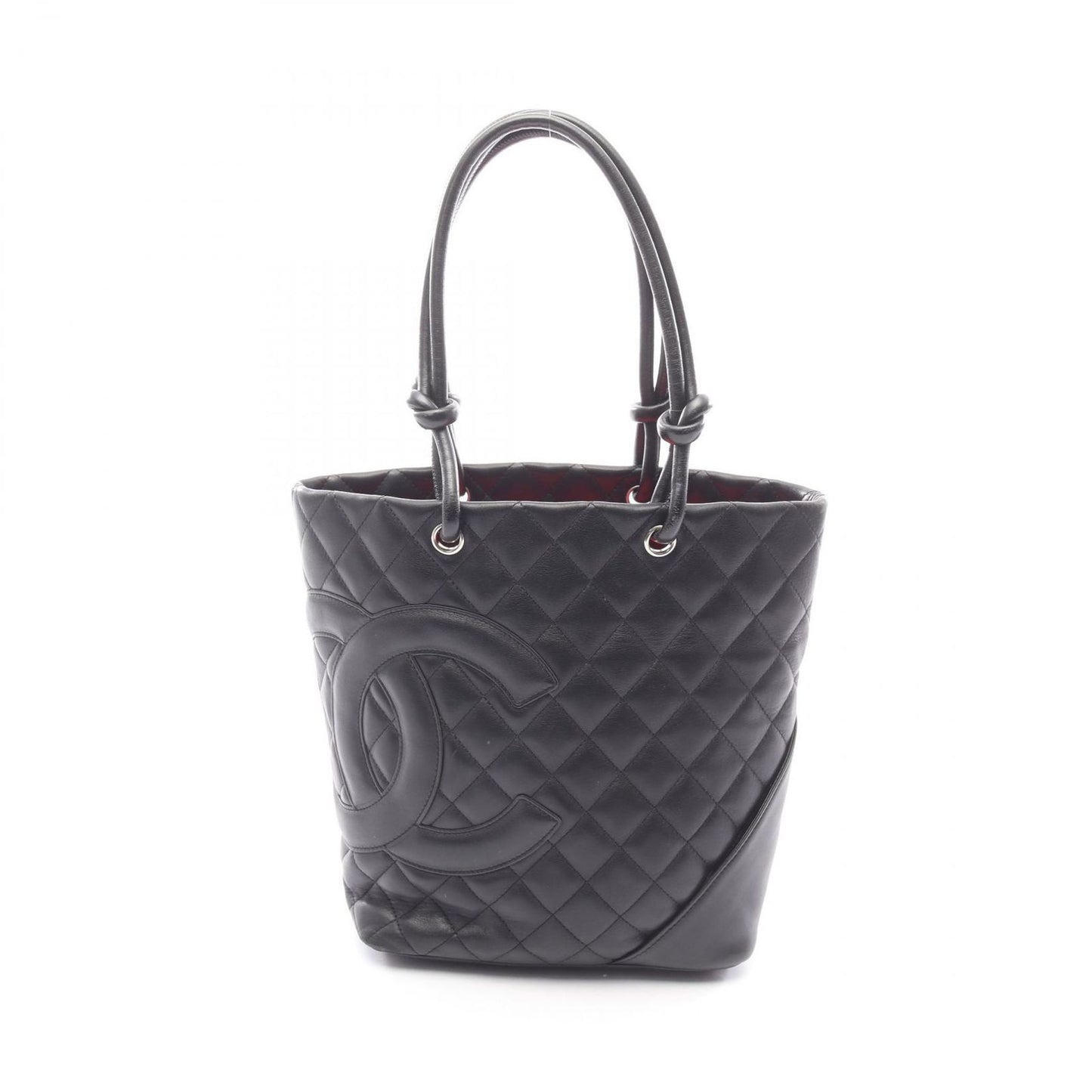 Chanel Tote Cambon Line Black Leather