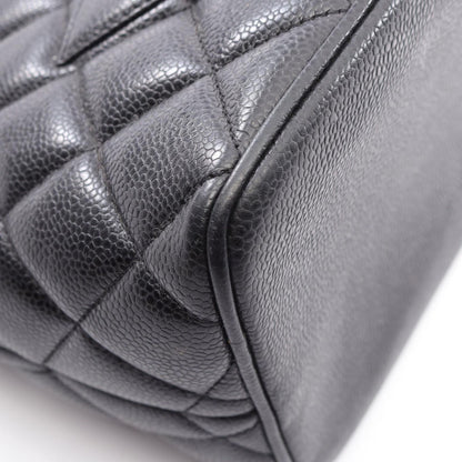 Chanel Tote Medallion Black Calf — view 8