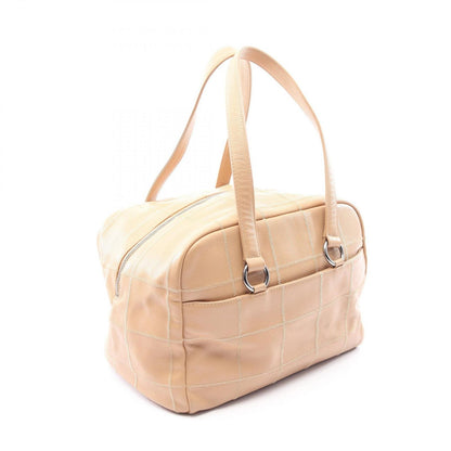Chanel Tote Choco Bar Beige Calf Shoulder Bag — view 2