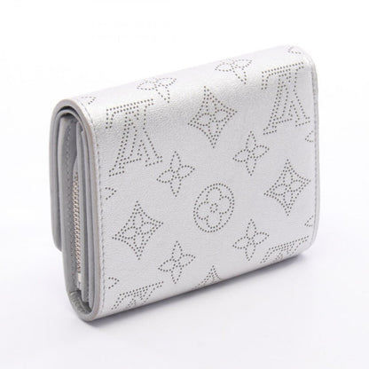Louis Vuitton Bifold Wallet Portefeuille Iris Compact Silver Leather — view 2