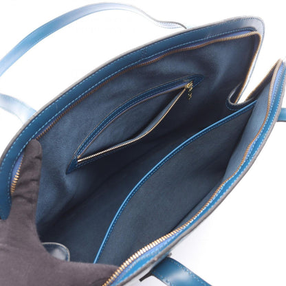 Louis Vuitton Tote Ryu Sac Toledo Blue Leather — view 3