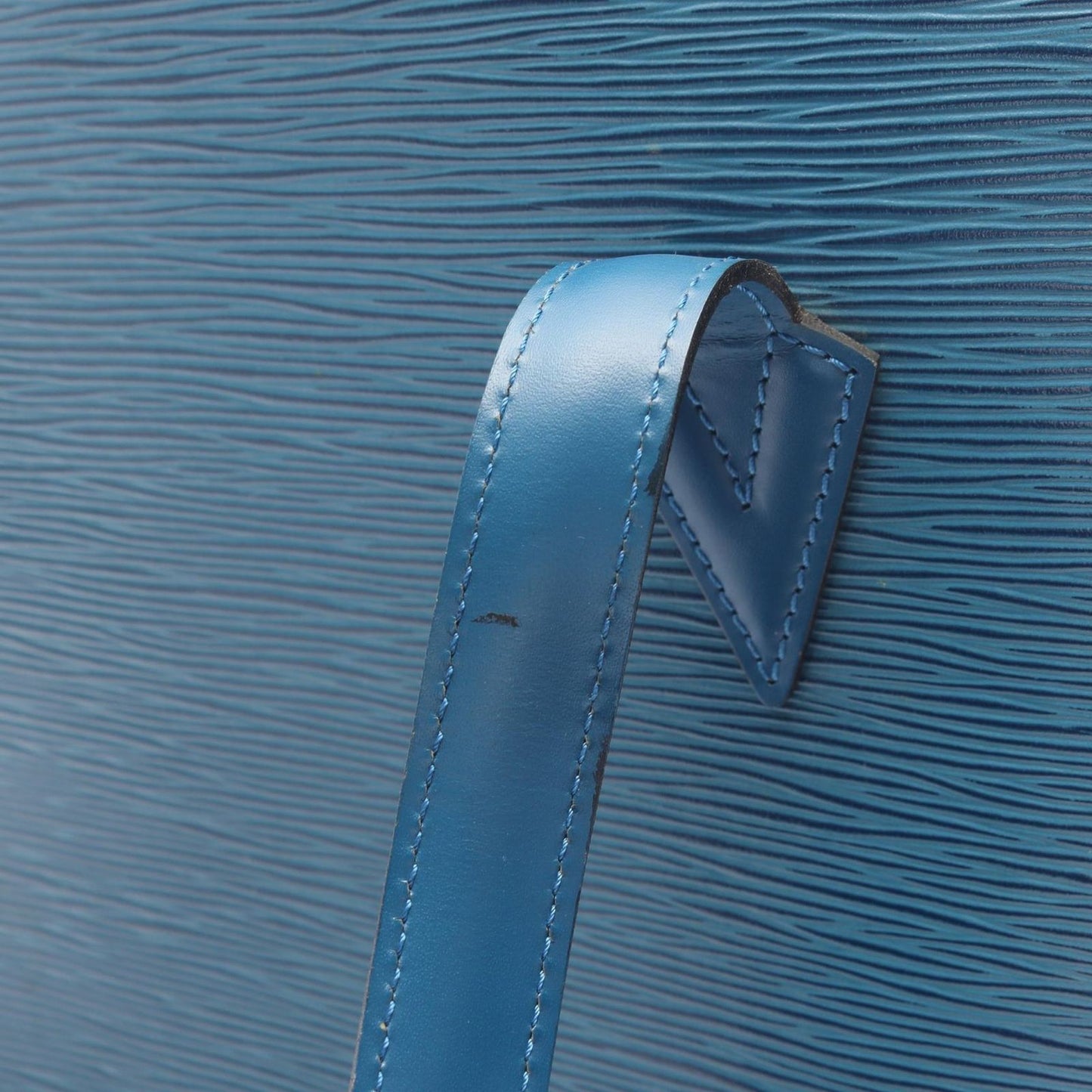 Louis Vuitton Tote Ryu Sac Toledo Blue Leather — view 7