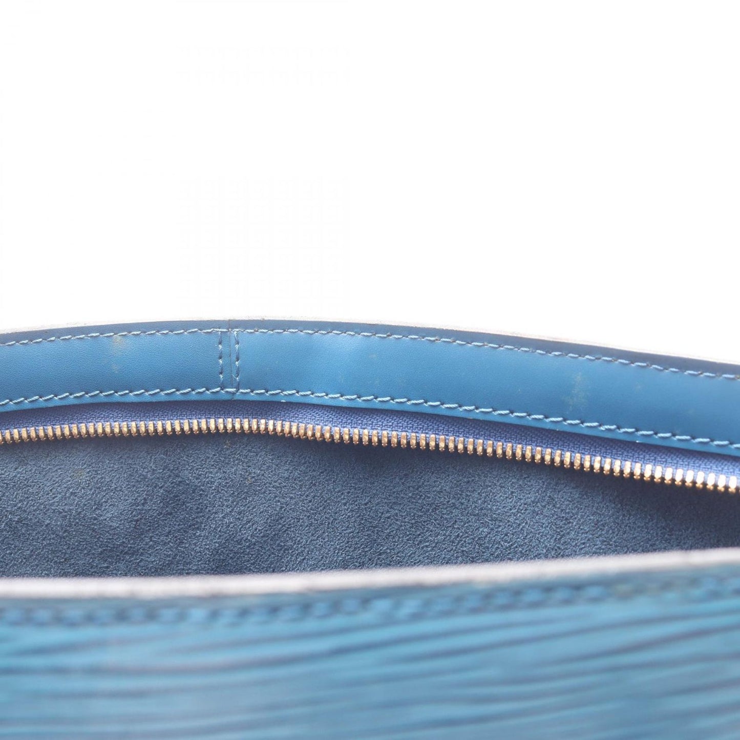Louis Vuitton Tote Ryu Sac Toledo Blue Leather — view 6