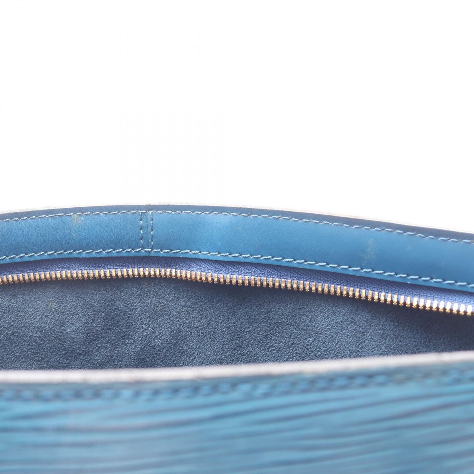Louis Vuitton Tote Ryu Sac Toledo Blue Leather — view 6