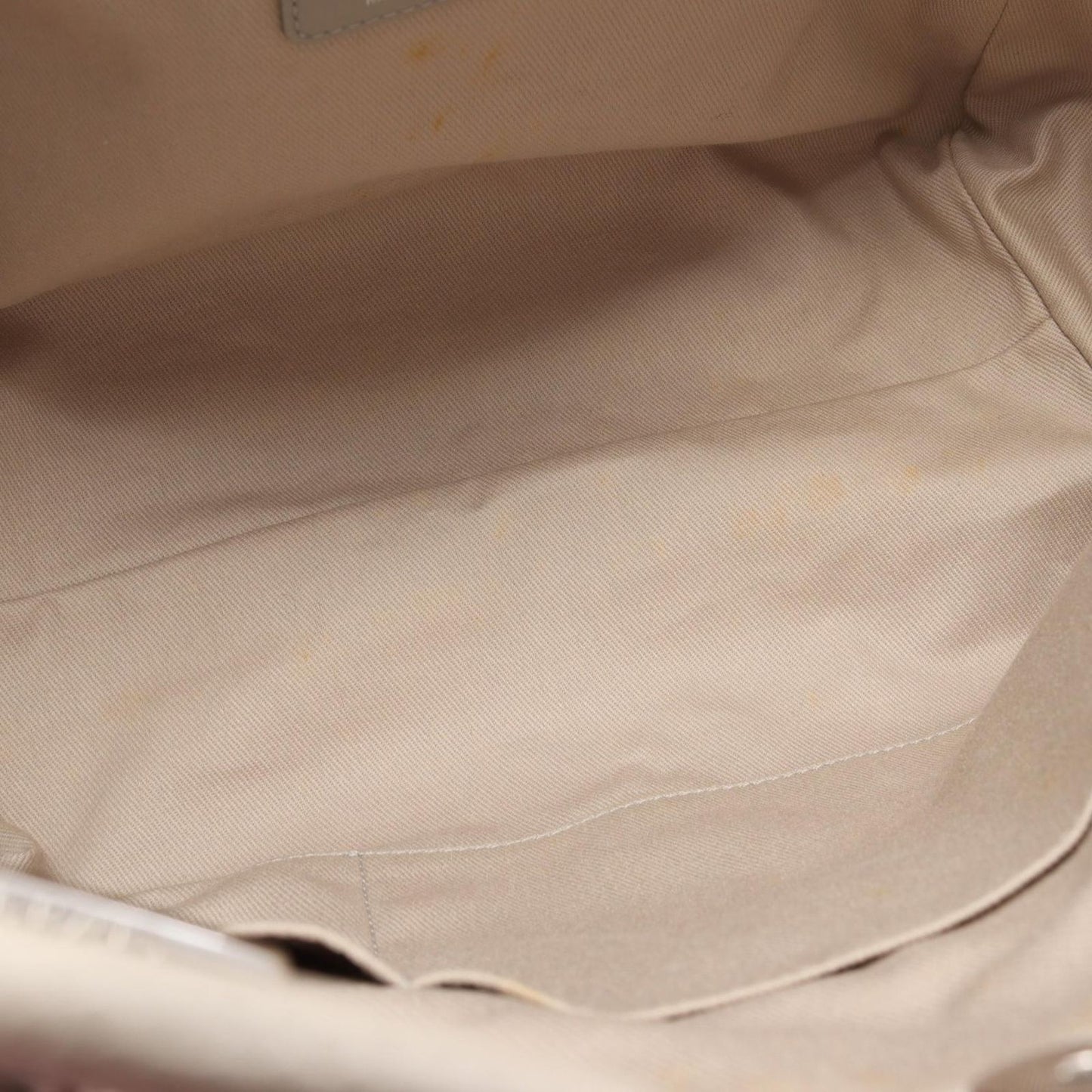 Chanel Tote Deauville Ivory Leather Chain MM — view 6