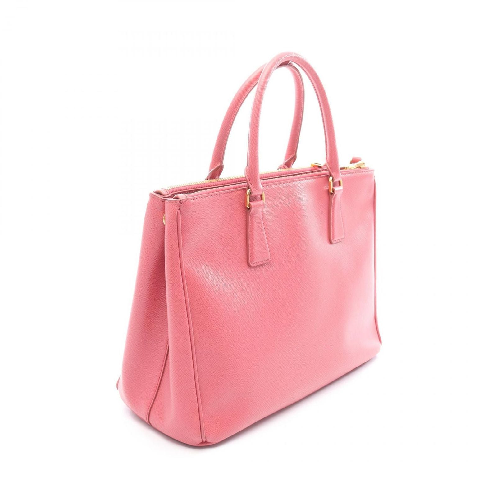 Prada Handbag Saffiano Lux Galleria 2-Way Pink Leather Tote — view 2