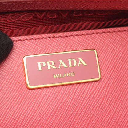 Prada Handbag Saffiano Lux Galleria 2-Way Pink Leather Tote — view 4