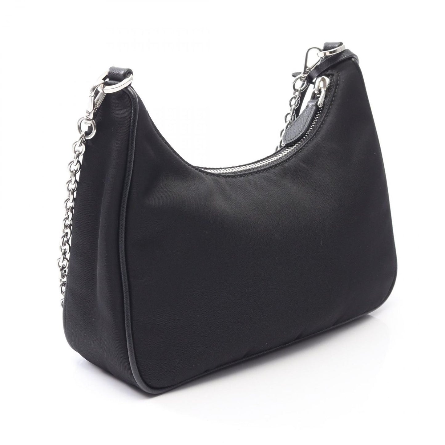 Prada Shoulder Bag Edition Black Nylon Saffiano Leather Re-Nylon — view 2