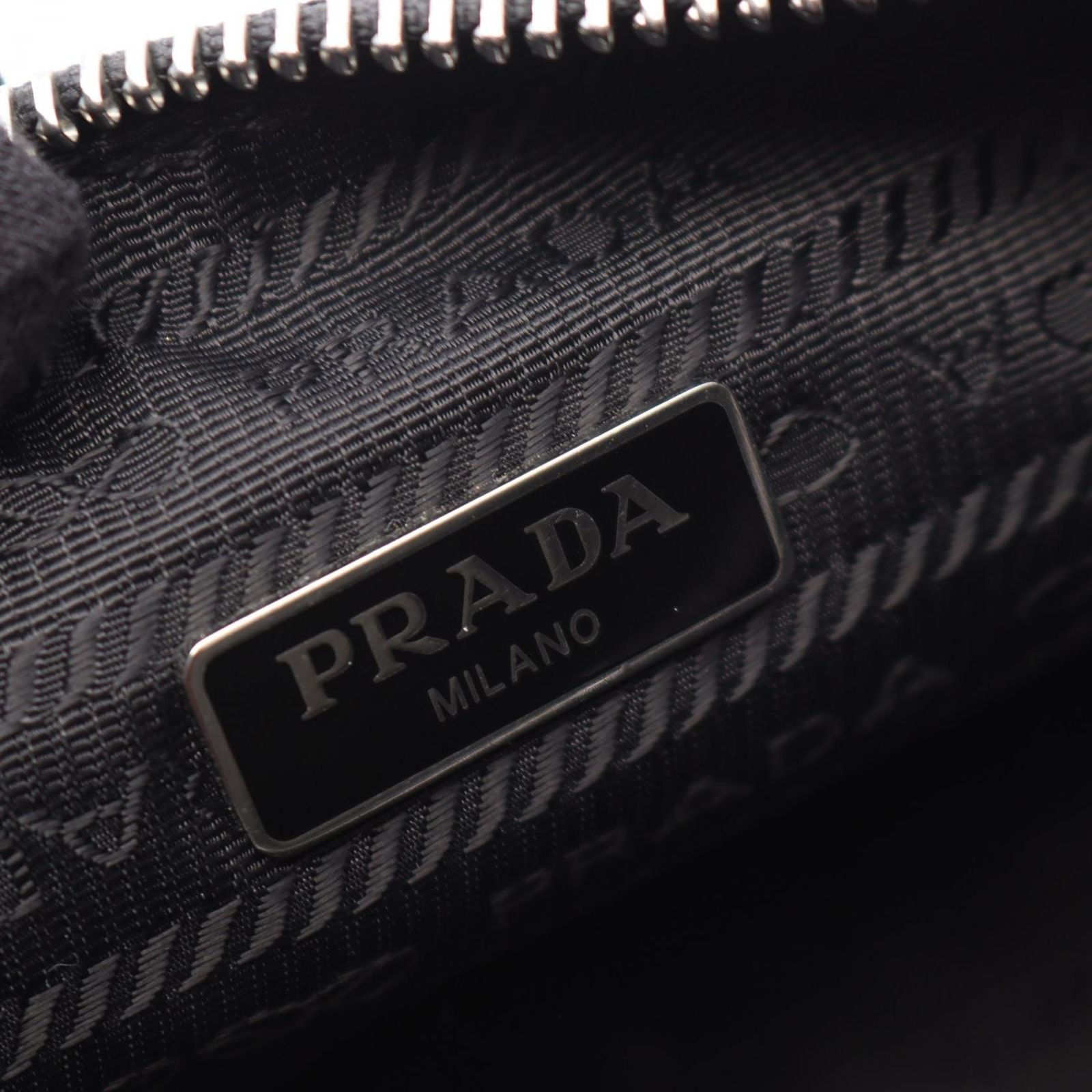 Prada Shoulder Bag Edition Black Nylon Saffiano Leather Re-Nylon — view 4