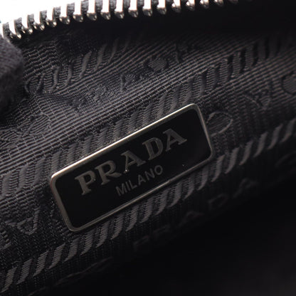 Prada Shoulder Bag Edition Black Nylon Saffiano Leather Re-Nylon — view 4