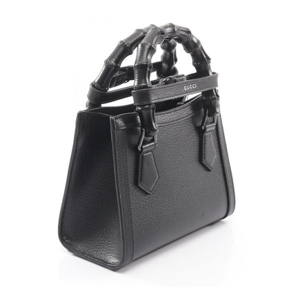 Gucci Tote Diana Mini Bamboo 2-Way Black Leather — view 2