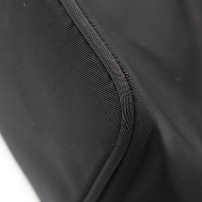 Prada Handbag Triangle Logo Pouch Black Nylon Leather — view 6