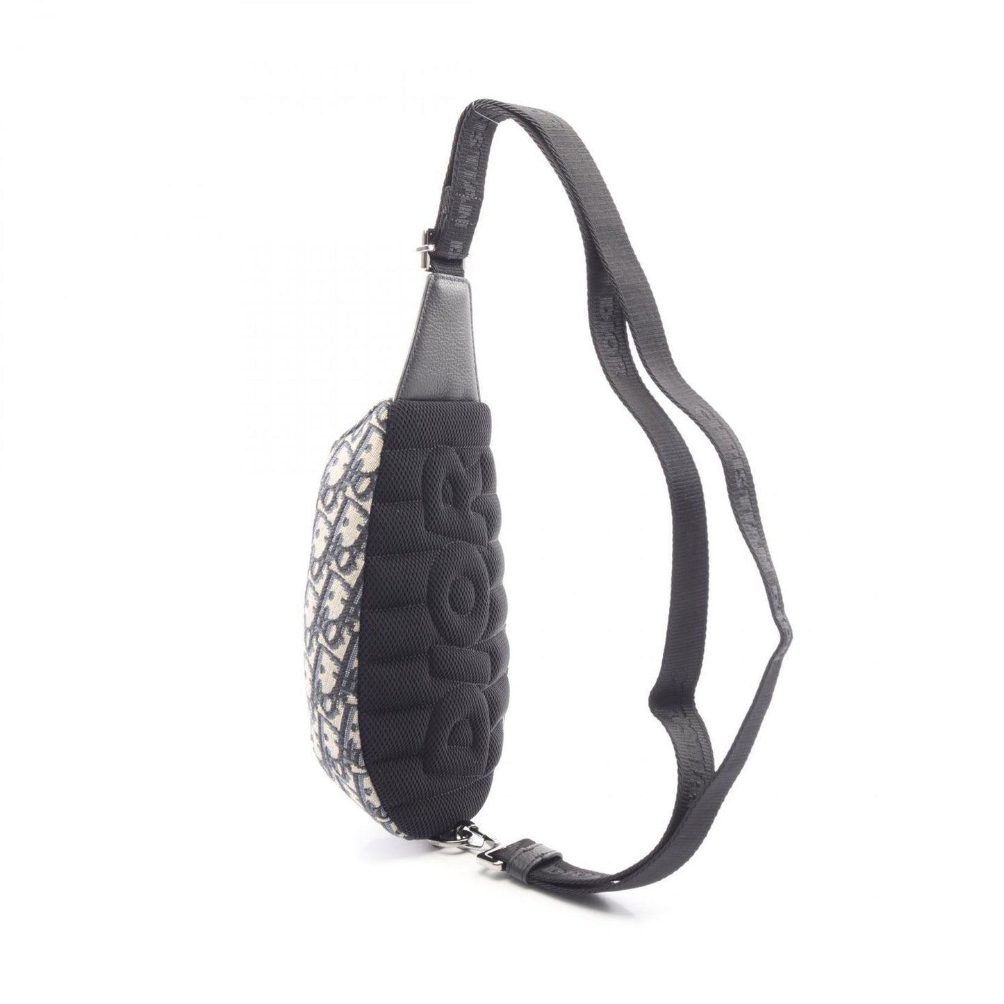 Dior Waist Bag Scarab White Black Beige Navy Canvas Leather — view 2