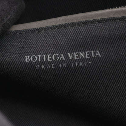 Bottega Veneta Clutch Intrecciato Gray Leather — view 4