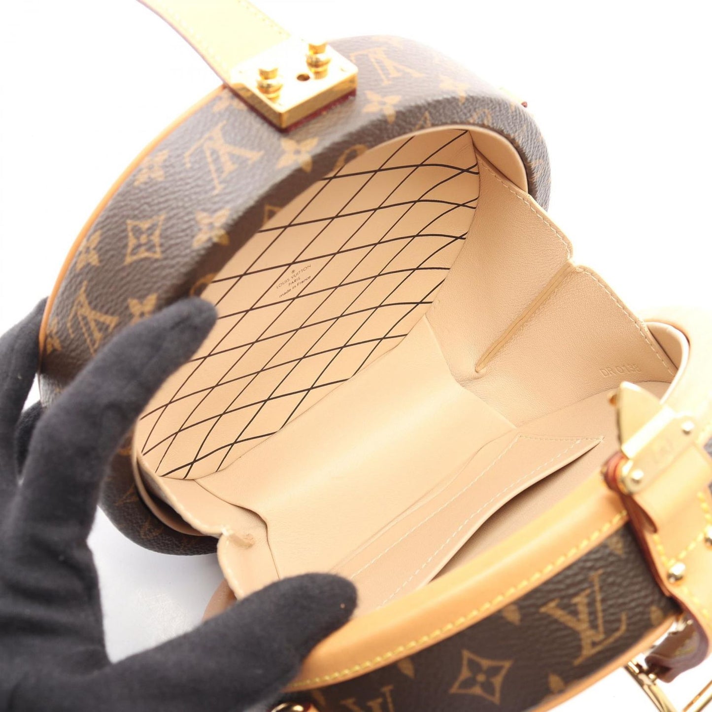 Louis Vuitton Handbag Petite Boite Chapeau Monogram 2-Way Canvas Leather — view 3
