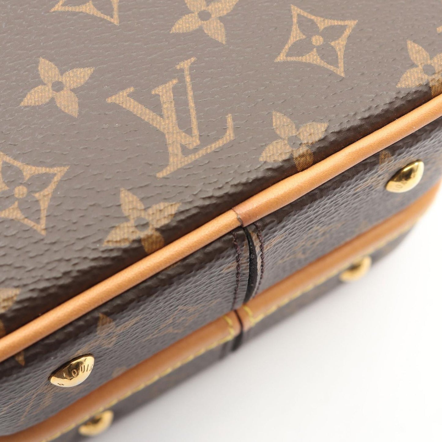 Louis Vuitton Handbag Petite Boite Chapeau Monogram 2-Way Canvas Leather — view 8