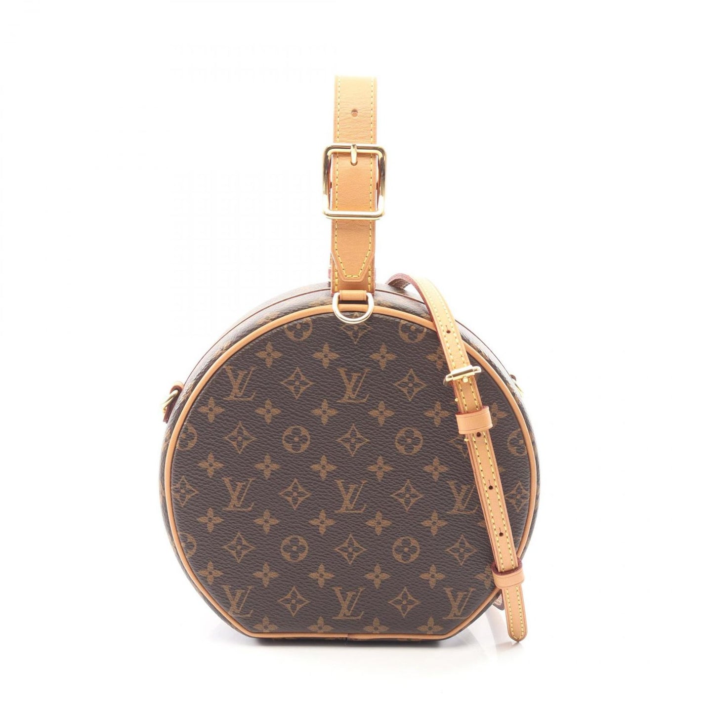 Louis Vuitton Handbag Petite Boite Chapeau Monogram 2-Way Canvas Leather
