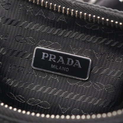 Prada Shoulder Bag Edition Black Nylon Saffiano Leather Mirror Taste — view 4