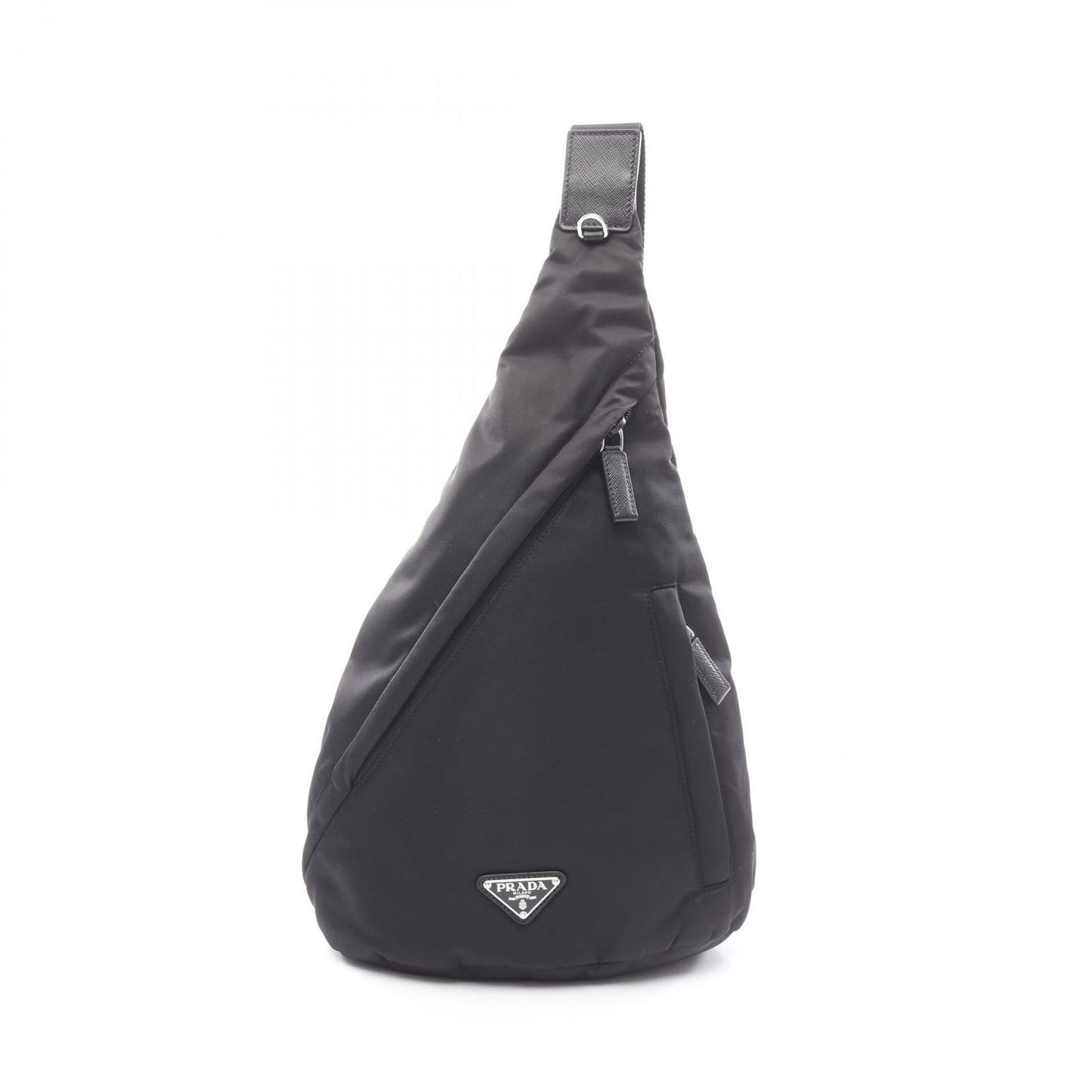 Prada Waist Bag Re-Nylon Black Nylon Triangle Logo
