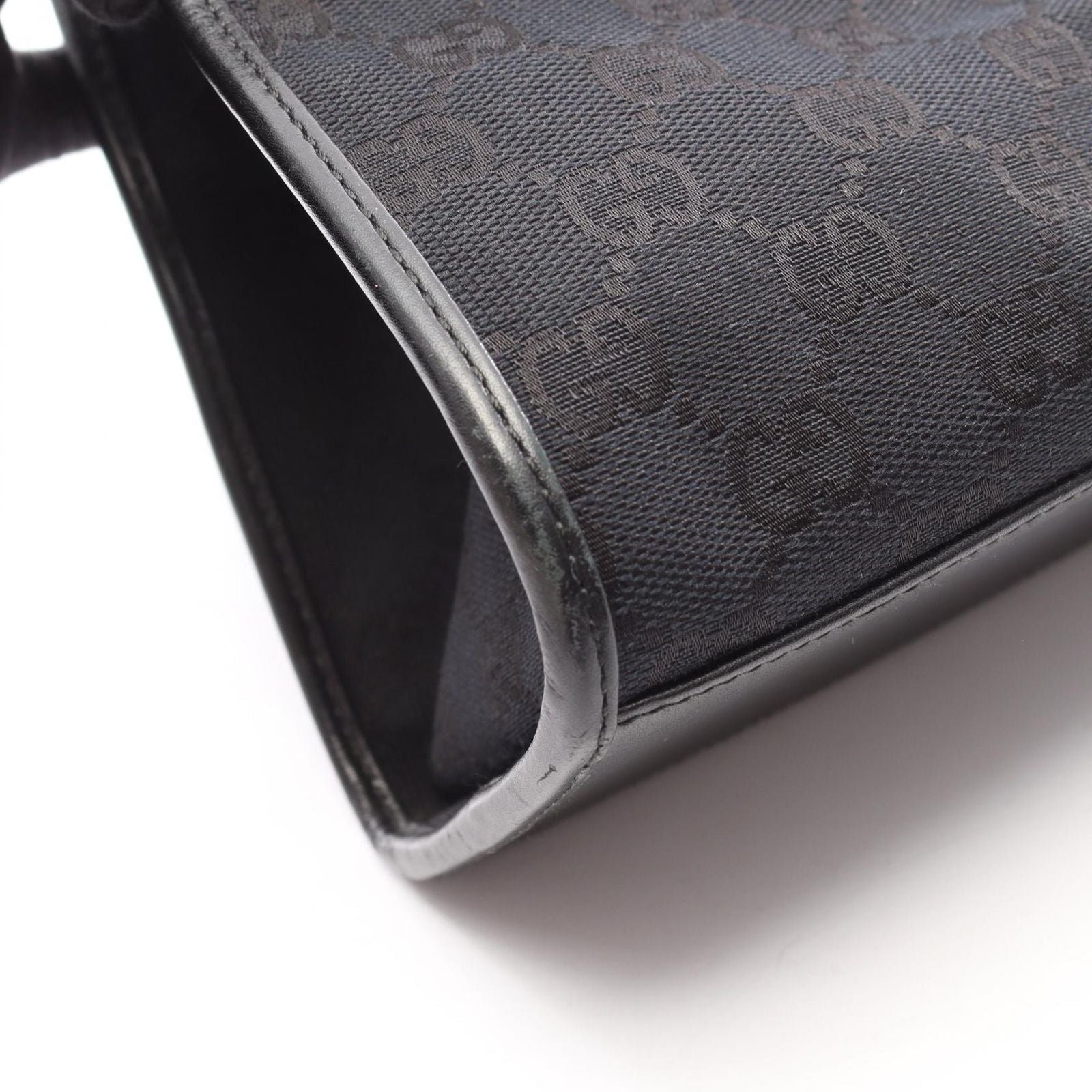 Gucci Shoulder Bag Jackie GG Canvas 002 Black — view 9