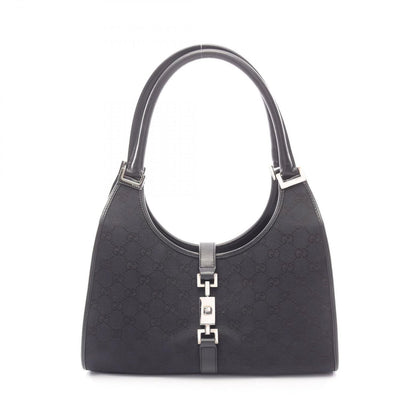 Gucci Shoulder Bag Jackie GG Canvas 002 Black