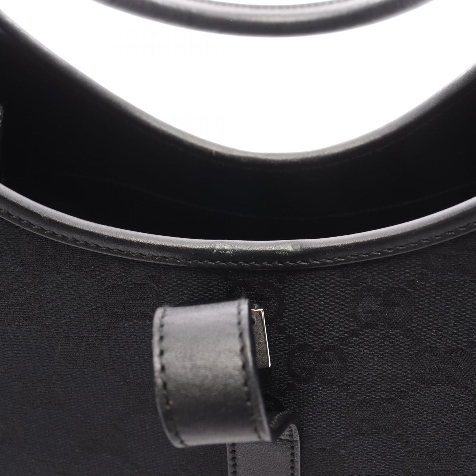 Gucci Shoulder Bag Jackie GG Canvas 002 Black — view 7