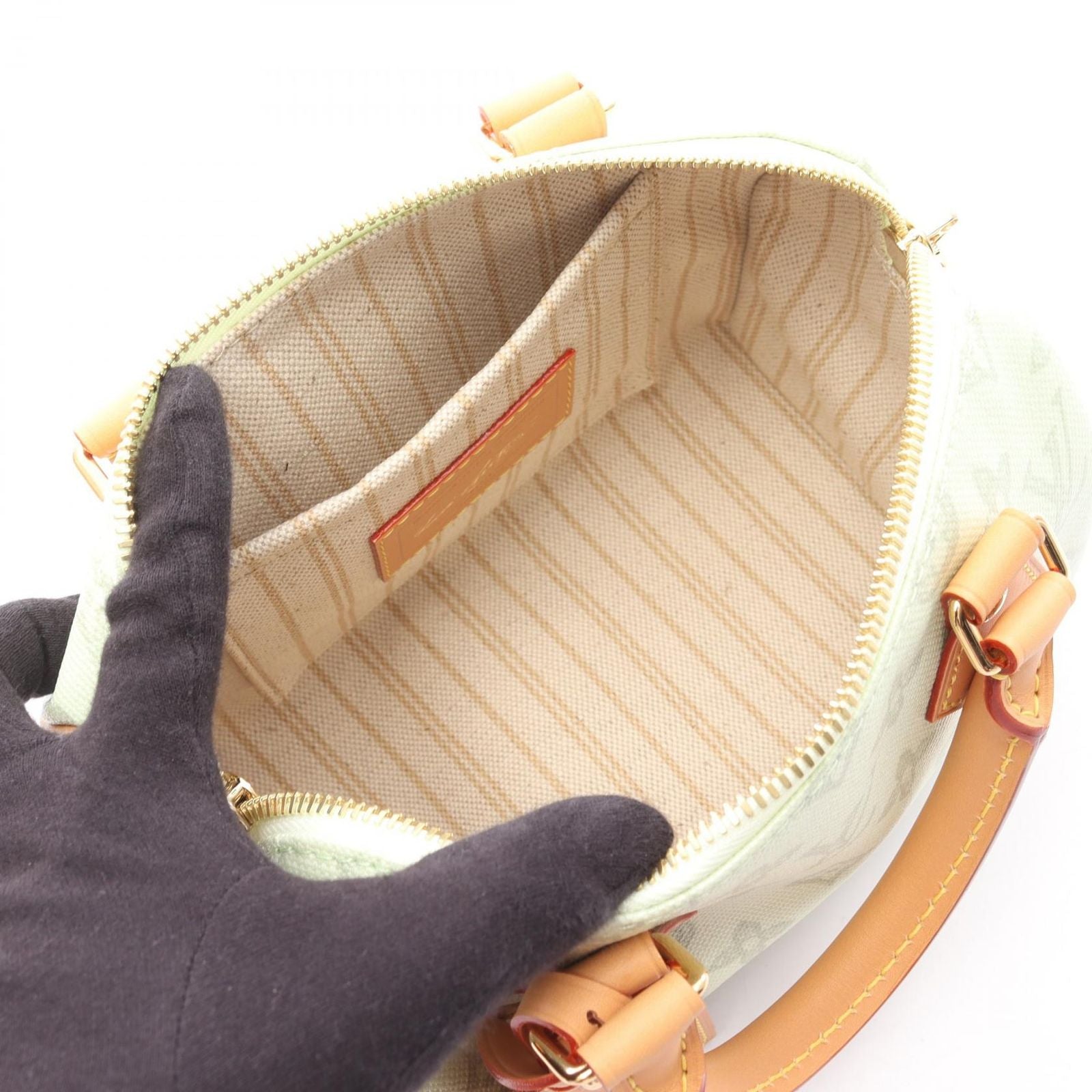 Louis Vuitton Handbag Speedy Bandouliere 20 Monogram Origin 2-Way Vert Asniere — view 3