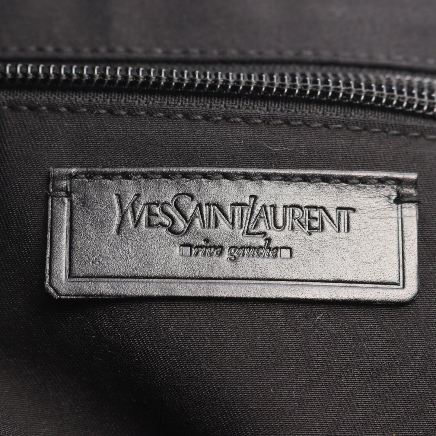 Saint Laurent Yves Tote Downtown Black Patent Leather — view 4