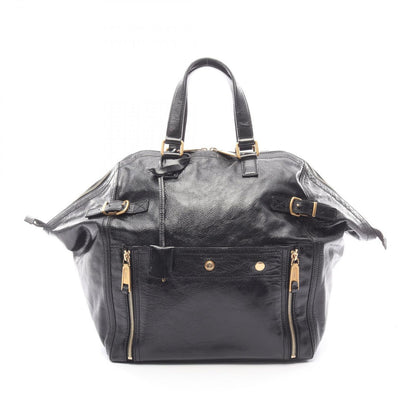 Saint Laurent Yves Tote Downtown Black Patent Leather