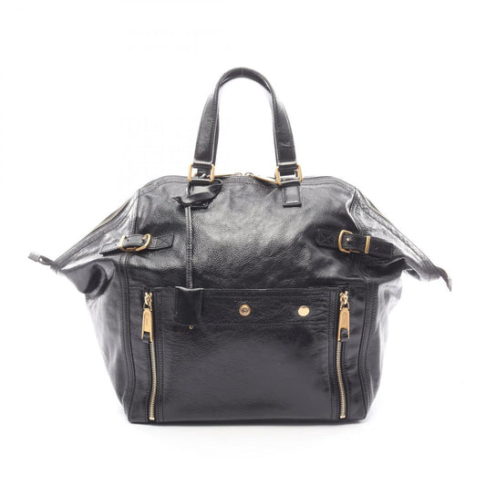 Saint Laurent Yves Tote Downtown Black Patent Leather