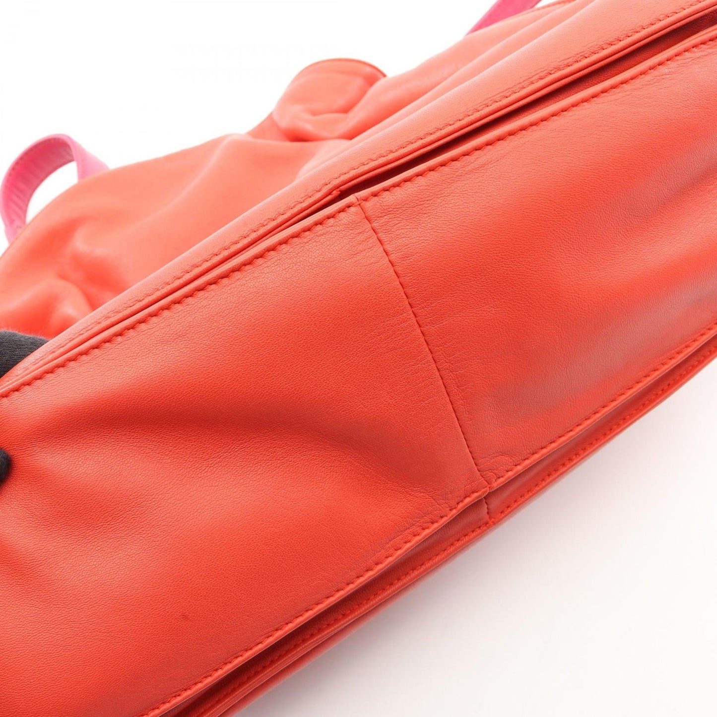 Loewe Shoulder Bag Flamenco 30 Red Leather — view 8