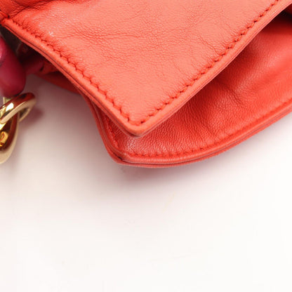 Loewe Shoulder Bag Flamenco 30 Red Leather — view 9