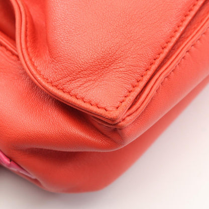 Loewe Shoulder Bag Flamenco 30 Red Leather — view 5