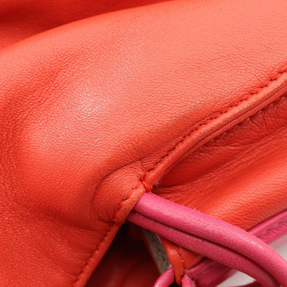 Loewe Shoulder Bag Flamenco 30 Red Leather — view 6